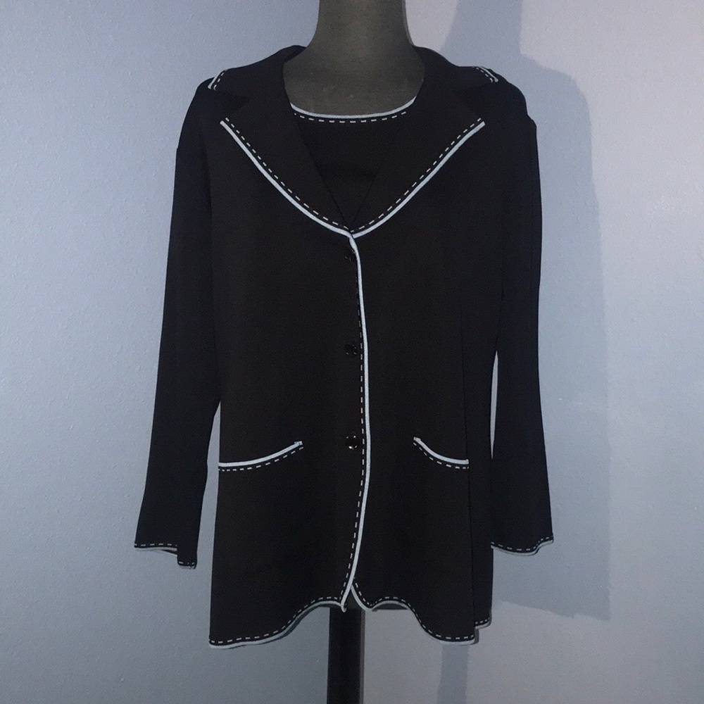 Misook shell & cardigan